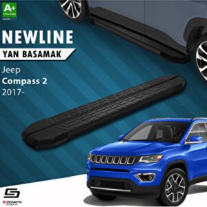 Jeep Compass 2 NewLine Siyah Araca Özel Yan Basamak 173 cm 2017 ve Üzeri