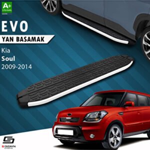 S-Dizayn Kia Soul Evo Alüminyum Araca Özel Yan Basamak 173 cm 2009-2014