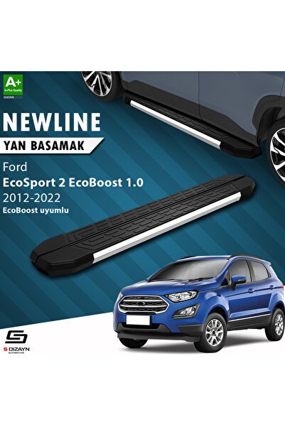 1_org_zoom-1924.jpg S-Dizayn Ford EcoSport 2 EcoBoost 1.0 NewLine Krom Araca Özel Yan Basamak 173 cm 2012-2022 - Görsel 1