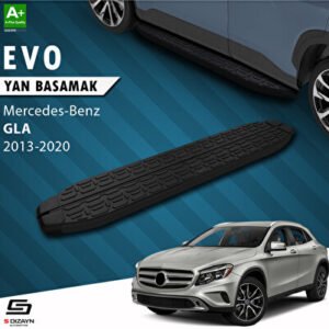 Mercedes GLA X156 Evo Siyah Araca Özel Yan Basamak 183 cm 2013-2020