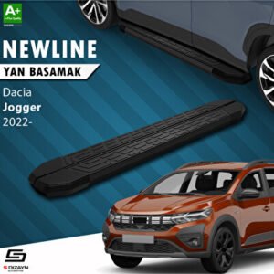 Dacia Jogger NewLine Siyah Araca Özel Yan Basamak 213 cm 2022 ve Üzeri