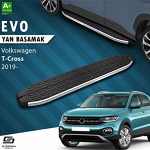 Volkswagen T-Cross Evo Krom Araca Özel Yan Basamak 173 cm 2019-2023