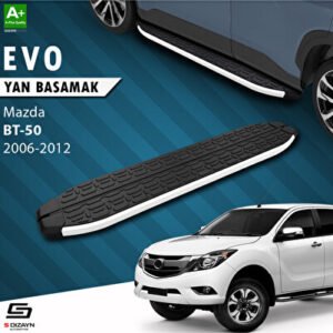 S-Dizayn Mazda Bt-50 Pick-up Evo Alüminyum Araca Özel Yan Basamak 193 cm 2006-2012