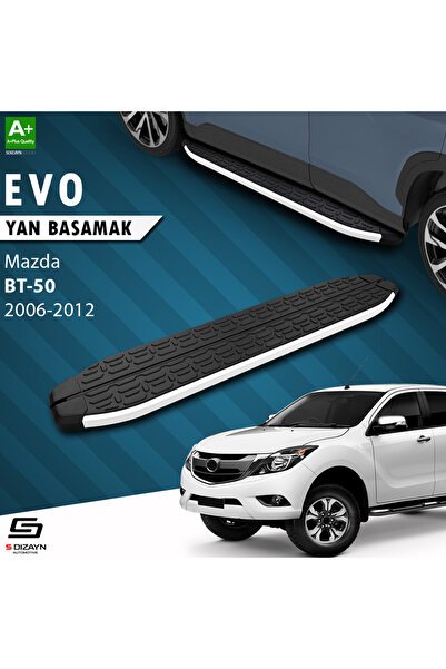 1_org_zoom-1932.jpg S-Dizayn Mazda Bt-50 Pick-up Evo Alüminyum Araca Özel Yan Basamak 193 cm 2006-2012 - Görsel 1