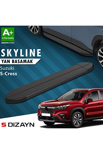 1_org_zoom-1949.jpg Suzuki SX4 2 S-Cross Skyline Siyah Araca Özel Yan Basamak 173 cm 2014-2021 - Görsel 1