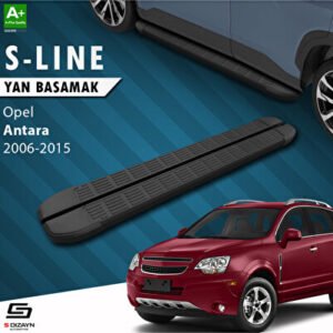 Opel Antara S-Line Siyah Araca Özel Yan Basamak 183 cm 2006-2015
