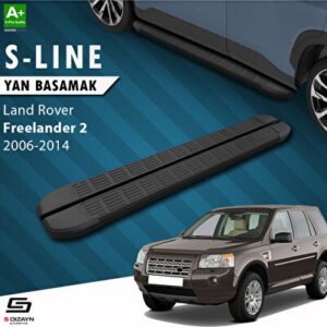 Land Rover Freelander 2 S-Line Siyah Araca Özel Yan Basamak 173 cm 2006-2014