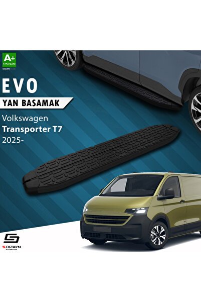 1_org_zoom-1960.jpg Volkswagen Transporter T7 Kısa Şase Evo Siyah Araca Özel Yan Basamak 223 cm 2024 ve Üzeri - Görsel 1