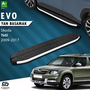 Skoda Yeti Evo Alüminyum Araca Özel Yan Basamak 173 cm 2009-2017