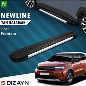 S-Dizayn Opel Frontera NewLine Krom Araca Özel Yan Basamak 183 cm 2024 ve Üzeri