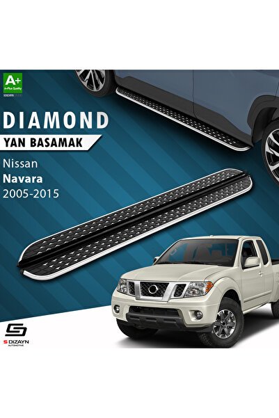 1_org_zoom-1974.jpg S-Dizayn Nissan Navara 2 Diamond Krom Araca Özel Yan Basamak 203 cm 2005-2015 - Görsel 1