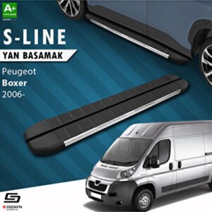 Peugeot Boxer 3 Orta Şase S-Line Krom Araca Özel Yan Basamak 253 cm 2006 ve Üzeri