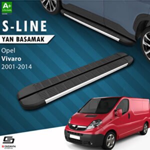 Opel Vivaro A Kısa Şase S-Line Alüminyum Araca Özel Yan Basamak 223 cm 2001-2014