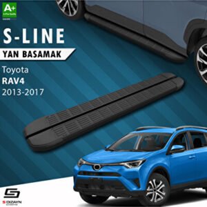 Toyota Rav 4 4 S-Line Siyah Araca Özel Yan Basamak 173 cm 2013-2017