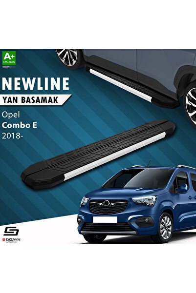 1_org_zoom-1997.jpg S-Dizayn Opel Combo E Uzun Şase Newline Alüminyum Araca Özel Yan Basamak 219 cm 2018 ve Üzeri - Görsel 1