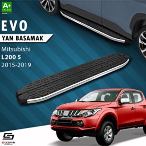 Mitsubishi L200 5 Evo Krom Araca Özel Yan Basamak 193 cm 2015-2019
