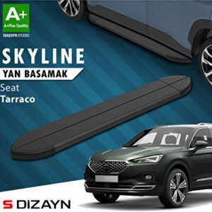 Seat Tarraco Skyline Siyah Araca Özel Yan Basamak 193 cm 2018-2024