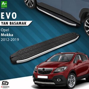 Opel Mokka Evo Krom Araca Özel Yan Basamak 163 cm 2012-2019