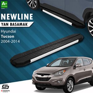 Hyundai Tucson 2 NewLine Alüminyum Araca Özel Yan Basamak 173 cm 2004-2014