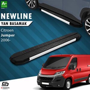S-Dizayn Citroen Jumper 3 Orta Şase Newline Alüminyum Araca Özel Yan Basamak 253 cm 2006-2022
