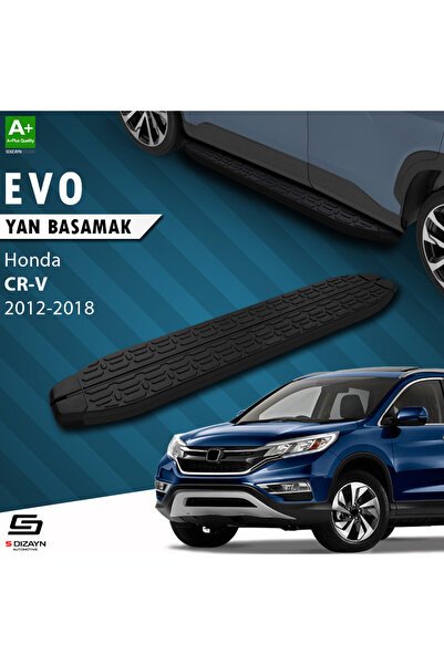 1_org_zoom-2162.jpg S-Dizayn Honda CR-V 4 Evo Siyah Araca Özel Yan Basamak 173 cm 2012-2018 - Görsel 1