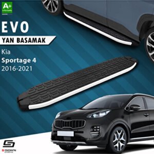 S-Dizayn Kia Sportage 4 Evo Alüminyum Araca Özel Yan Basamak 173 cm 2016-2021