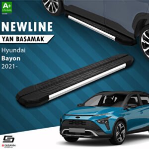 Hyundai Bayon NewLine Krom Araca Özel Yan Basamak 173 cm 2021 ve Üzeri