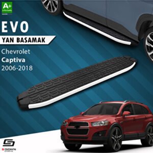 S-Dizayn Chevrolet Captiva Evo Alüminyum Araca Özel Yan Basamak 183 cm 2006-2018