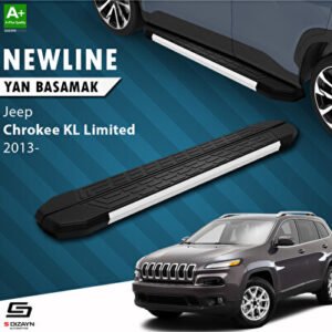 Jeep Cherokee KL NewLine Alüminyum Araca Özel Yan Basamak 173 cm 2013-2023