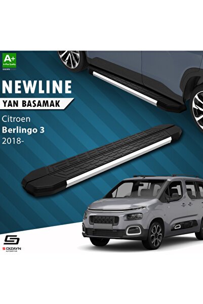 1_org_zoom-2185.jpg Citroen Berlingo 3 Uzun Şase NewLine Krom Araca Özel Yan Basamak 213 cm 2018 ve Üzeri - Görsel 1