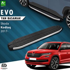 Skoda Kodiaq Evo Krom Araca Özel Yan Basamak 193 cm 2017-2023