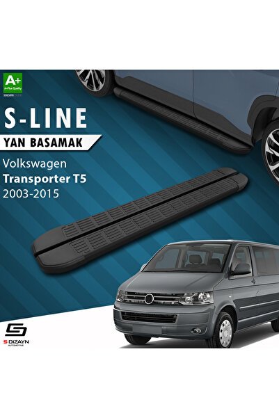1_org_zoom-2191.jpg Volkswagen Transporter T5 Uzun Şase S-Line Siyah Araca Özel Yan Basamak 253 cm 2003-2015 - Görsel 1