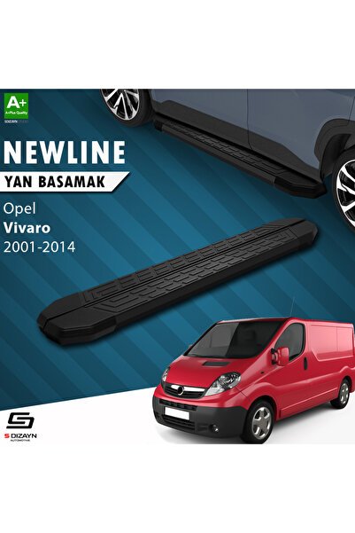 1_org_zoom-2196.jpg S-Dizayn Opel Vivaro A Uzun Şase Newline Siyah Araca Özel Yan Basamak 269 cm 2001-2014 - Görsel 1