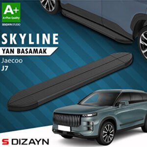 Jaecoo J7 Skyline Siyah Araca Özel Yan Basamak 183 cm 2023 ve Üzeri