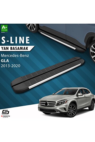 1_org_zoom-2203.jpg Mercedes GLA X156 S-Line Alüminyum Araca Özel Yan Basamak 183 cm 2013-2020 - Görsel 1