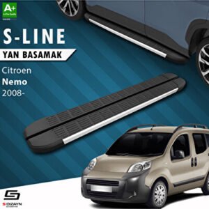Citroen Nemo S-Line Alüminyum Araca Özel Yan Basamak 173 cm 2008-2017