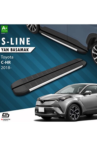 1_org_zoom-2211.jpg Toyota C-HR S-Line Alüminyum Araca Özel Yan Basamak 173 cm 2016-2023 - Görsel 1
