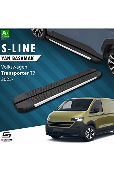 1_org_zoom-222.jpg Volkswagen Transporter T7 Kısa Şase S-Line Alüminyum Araca Özel Yan Basamak 223 cm 2025 ve Üzeri - Görsel 1