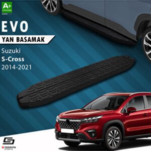 Suzuki SX4 2 S-Cross Evo Siyah Araca Özel Yan Basamak 173 cm 2014-2021