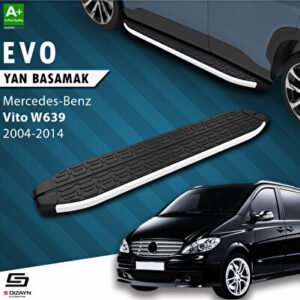 Mercedes Vito W639 Kısa Şase Evo Alüminyum Araca Özel Yan Basamak 233 cm 2004-2014