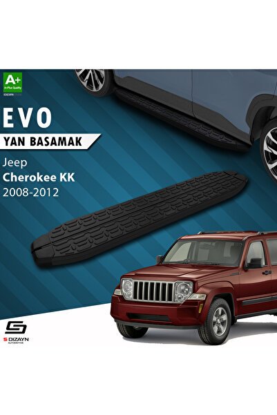 1_org_zoom-2237.jpg Jeep Cherokee KK Evo Siyah Araca Özel Yan Basamak 153 cm 2008-2012 - Görsel 1