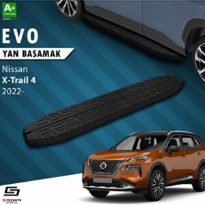 Nissan X-Trail T33 Evo Siyah Araca Özel Yan Basamak 183 cm 2022 ve Üzeri