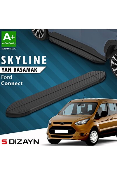 1_org_zoom-2261.jpg Ford Connect Skyline Siyah Araca Özel Yan Basamak 183 cm 2002-2014 - Görsel 1