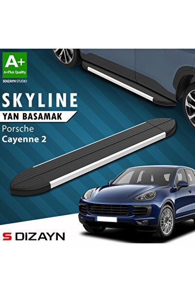 1_org_zoom-2262.jpg Porsche Cayenne 2 Skyline Alüminyum Araca Özel Yan Basamak 193 cm 2011-2017 - Görsel 1