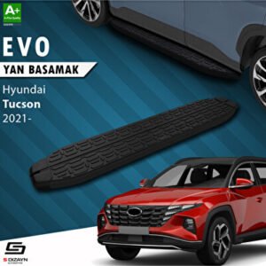 Hyundai Tucson 4 Evo Siyah Araca Özel Yan Basamak 173 cm 2021 ve Üzeri