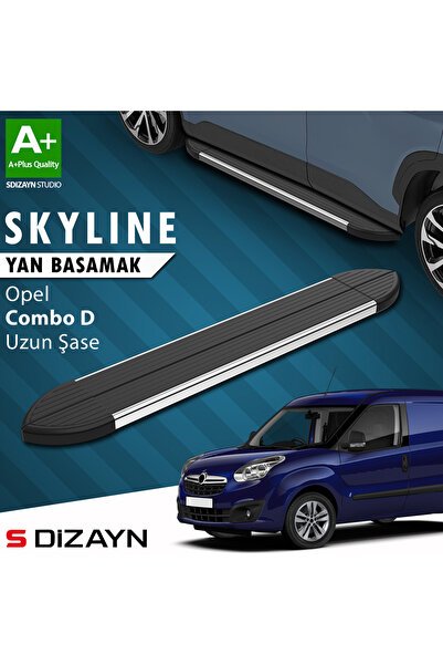 1_org_zoom-2268.jpg Opel Combo D Uzun Şase Skyline Krom Araca Özel Yan Basamak 223 cm 2011-2015 - Görsel 1