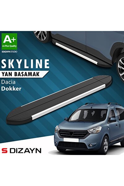 1_org_zoom-2274.jpg Dacia Dokker Skyline Alüminyum Araca Özel Yan Basamak 203 cm 2012 ve Üzeri - Görsel 1