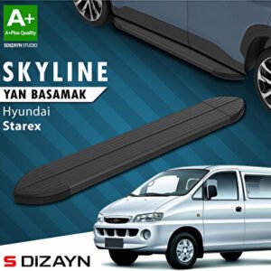 Hyundai H-1 Starex Skyline Siyah Araca Özel Yan Basamak 193 cm 1998-2007