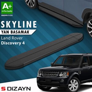 Land Rover Discovery 4 Skyline Siyah Araca Özel Yan Basamak 193 cm 2009-2016