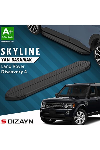 1_org_zoom-2296.jpg Land Rover Discovery 4 Skyline Siyah Araca Özel Yan Basamak 193 cm 2009-2016 - Görsel 1